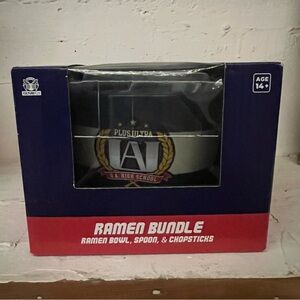 NEW MY HERO ACADEMIA - Ramen Bowl Bundle Set - Ramen Bowl, Spoon, and Chopsticks